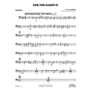 One for Daddy-O - Trombone 4